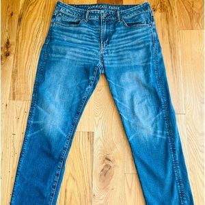 AE AMERICAN EAGLE OUTFITTERS ATHLETIC AIRFLEX MEN'S JEANS 34 X34